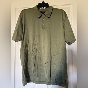 Brooks Brothers Polo Shirt Mens Large 346 Mercerized Cotton Casual Short Sleeve